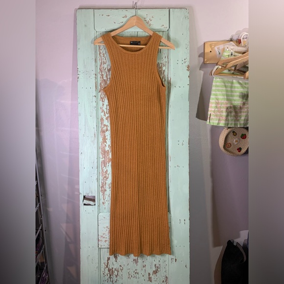 ASOS Dresses & Skirts - Women’s ASOS mustard sleeveless maxi dress sz 8 Preloved good condition #hippie
